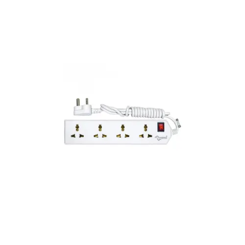 Image of MULTYBYTE 4 Socket 1 Switch Power Saving Outlet Extension Board, High Speed, Fast Charging- Power Strip, Surge Protector