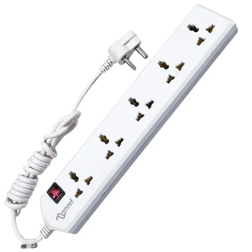 Image of MULTYBYTE 5 Socket 1 Switch Power Saving Outlet Extension Board, High Speed, Fast Charging- Power Strip, Surge Protector