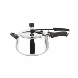 Mummas LIFE Triply Stainless Steel Pressure Cooker 3 Litre (Inner Lid) | ISI Certified | Gas & Induction Compatible | U