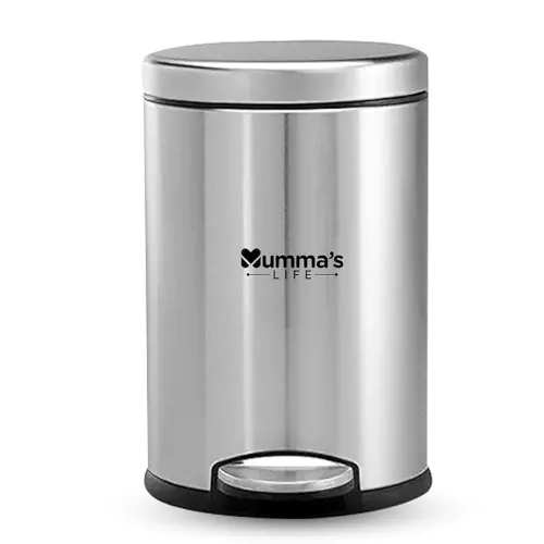 Image of Mumma's LIFE 5L Dustbin for Bathroom with Lid