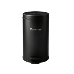 Mummas LIFE 5L Stainless Steel Pedal Dustbin – Hands-Free Foot Operated Trash Can with Lid, Rust-Proof & Easy-Clean Rem