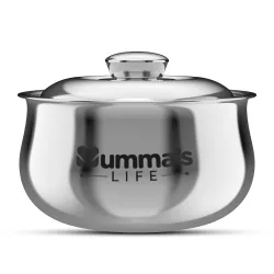 Mummas LIFE Double Wall Belly Casserole Insulated Thermal Serving Bowl with lid