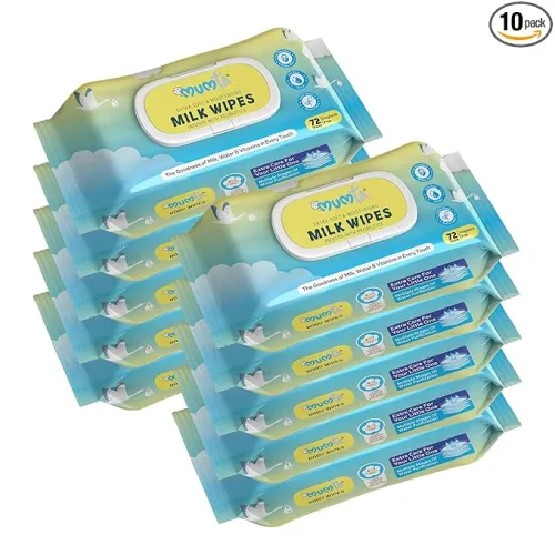 Image of MUMta Milk baby wipes 720Wipes