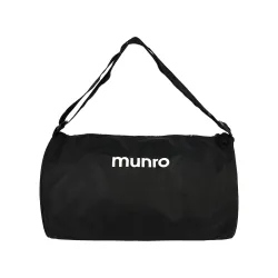 MUNRO FitPro Lightweight Bag - Black, Gym Bags, Unisex, Shoulder Bag for Men and Women, Fitness, Sports, Travel, Sports Kit Bag, Duffle, Adventure Bags. (Black)