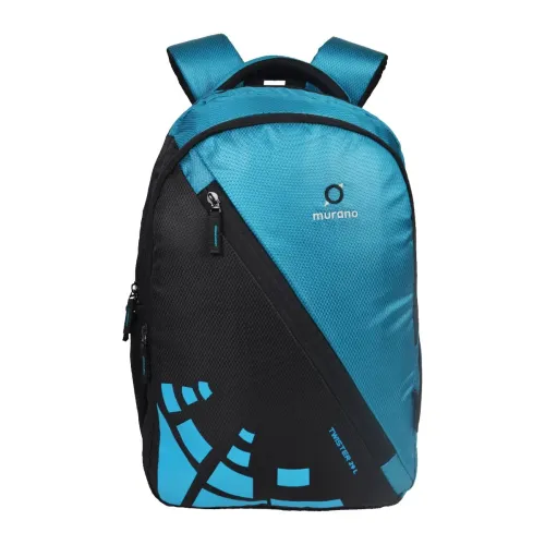 Image of Murano Twister 29 LTR Casual Backpack with 2 Compartment and Polyester Water Resistance Backpack for Men and Women- Blac