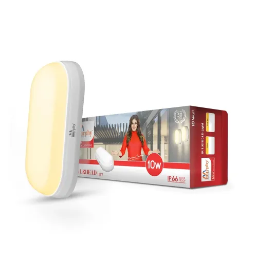 Image of Murphy 10W LED Oval Shape Bulkhead Wall Lamp 