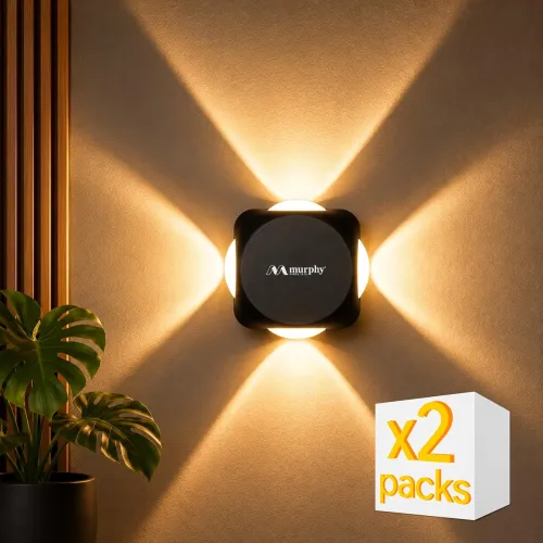 Image of Murphy LED Outdoor Up/Down Wall Light - 6W, Warm White