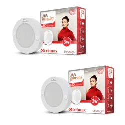 Murphy STRIMAX 3W Surface LED Downlight | Slim Round Cabinet Light