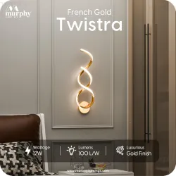 Murphy Twistra Modern LED Wall Lamp 3 Color Modes