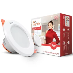 Murphy Vivo 7W LED Down Light, Nautral White Light, Round, Pack of 1