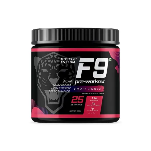 Image of Muscle Asylum F9 Series Pre-Workout Powder 200g,