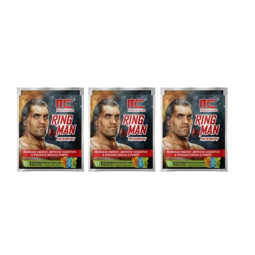 Image of Muscle Club Ring Man Pre-Workout Pack Of 3 