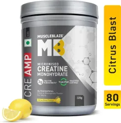 MuscleBlaze Micronised Creatine Monohydrate – 320 g