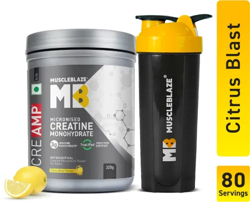 Image of MUSCLEBLAZE Micronised Creatine Monohydrate 320g