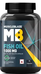 MuscleBlaze Omega 3 Fish Oil 1000mg 90 Caps