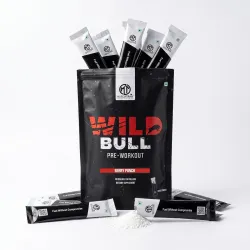 MuscleTrail Wild Bull Pre-Workout Supplement Powder | Explosive Energy