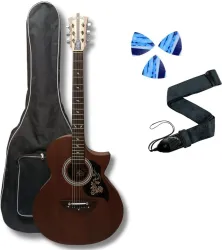 Musiccalwork acoustick-guiitar-030n Acoustic Guitar Rosewood Rosewood Right Hand Orientation (Brown)