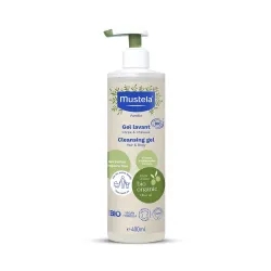 Mustela Organic Cleansing Gel 400ml - Gentle and Safe Baby Wash