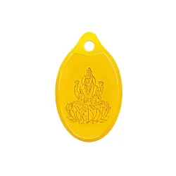 Muthoot PAPPACHAN Swarnavarsham 24K (999) Laxmi Pendant 1Gram