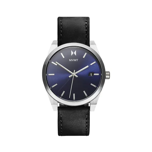 Image of MVMT Element Qtz Basic Calendar Blue Round Dial Men's Analog Watch