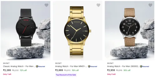 Image of Mvmt Men's Wrist Watches upto 72% Discount