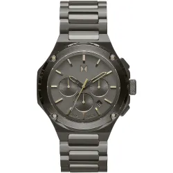 MVMT Raptor Qtz Fashion Chrono Grey Round Dial Mens Watch|Stainless Steel Material|Grey Color Band - 28000153-D