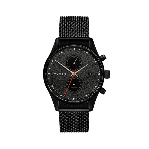 Image of MVMT Stainless Steel Caviar Analog Black Dial Men Watch