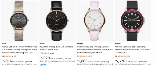 Image of MVMT Watches up to 80% Discount