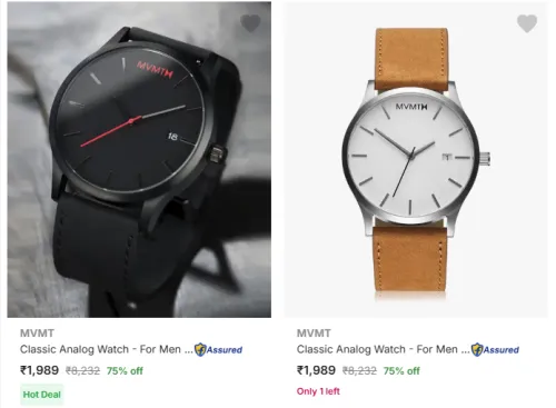 Image of Mvmt Wrist Watches Upto 75% Discount