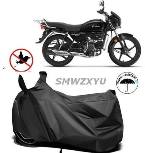 Image of MWBB Waterproof Two Wheeler Cover for Hero (Black)