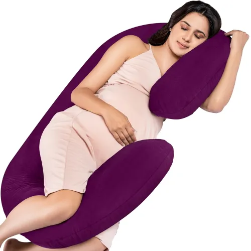 Image of MY ARMOR Full Body C Shape Pregnancy Pillow for Women, Maternity Pillow Gift for Pregnancy Sleeping, 3 Months Warranty, 