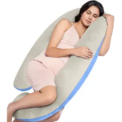 MY ARMOR Full Body Pregnancy Pillow J Shape for Women, Maternity Pillow Gift for Pregnancy Sleeping, 3 Months Warranty, 