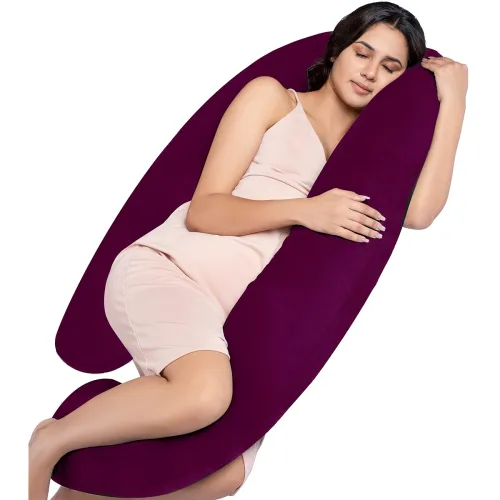 Image of My Armor G Shape Pregnancy Pillow Purple
