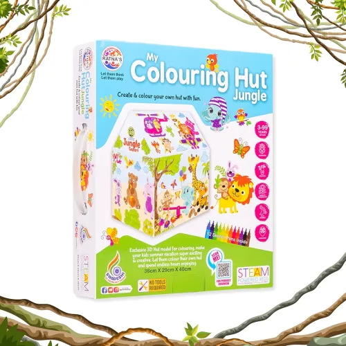 Image of My Colouring Hut Jungle Theme