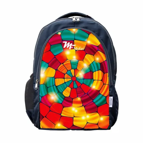 Image of MY FAV 30 Litres Printed Laptop Backpack Multicolor