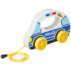 My First Car - Police Car Toy for Toddlers, 24 Months+, Easy for Little Hands to Push, Handcrafted Design Collection of City Vehicles for Small Hands