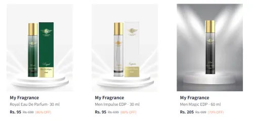 Image of My Fragrance Perfume starting @ ₹95