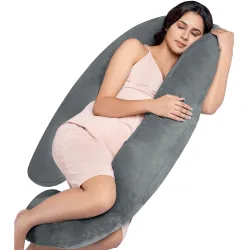 MYARMOR Full Body G Shaped Pregnancy Pillow