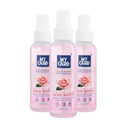 MY CARE PLUS Premium Rose Water Face Toner 120 ml Pack of 3