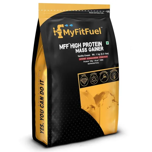 Image of MyFitFuel High Protein Mass Gainer 1kg (Vanilla Creme)