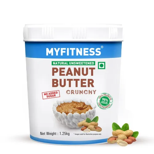 Image of MYFITNESS All Natural Peanut Butter Crunchy 1.25kg