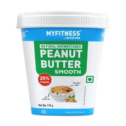 Image of MYFITNESS All Natural Peanut Butter Smooth 510g