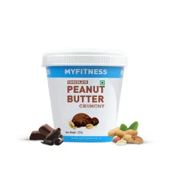 MYFITNESS Peanut Butter Chocolate Spread (227g, Crunchy)