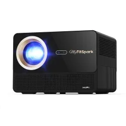 MyFitSpark CINEMAGIC 101 TrueColors Native 1080P HDR10 4K Support Home Cinema Android Projector | Real 900 ANSI Lumens |