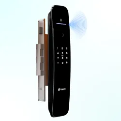 Mygate Smart Door Lock Pro 2 with WiFi | Inbuilt Door Sensor | 6-Ways to Unlock | Advanced Biometric | Remote Access | T