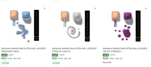 Image of MyGlamm Nail Enemal Nail paint upto 50% Discount