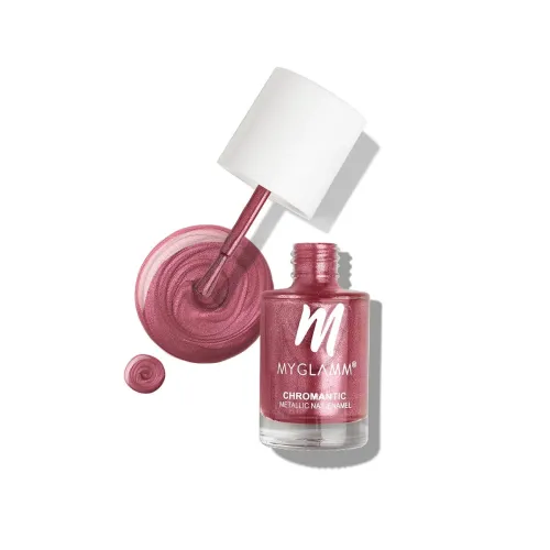 Image of MyGlamm Red Chrome Long-Lasting Nailpolish 10ml