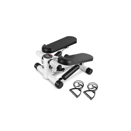 Image of MYHEART Twist Stepper Machine with Resistance Bands, LCD Monitor, Tone Your Buttocks, Legs, Thighs, Waist, and More - Co