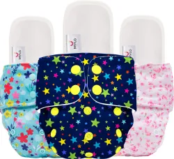 MYLO Baby Leak-Proof Baby Cloth Diaper | Reusable, Washable & Adjustable, 3M-3Y
