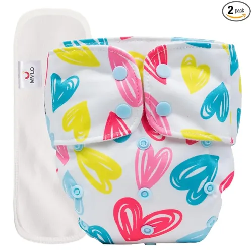 Image of Mylo Leak-Proof Baby Cloth Diaper 